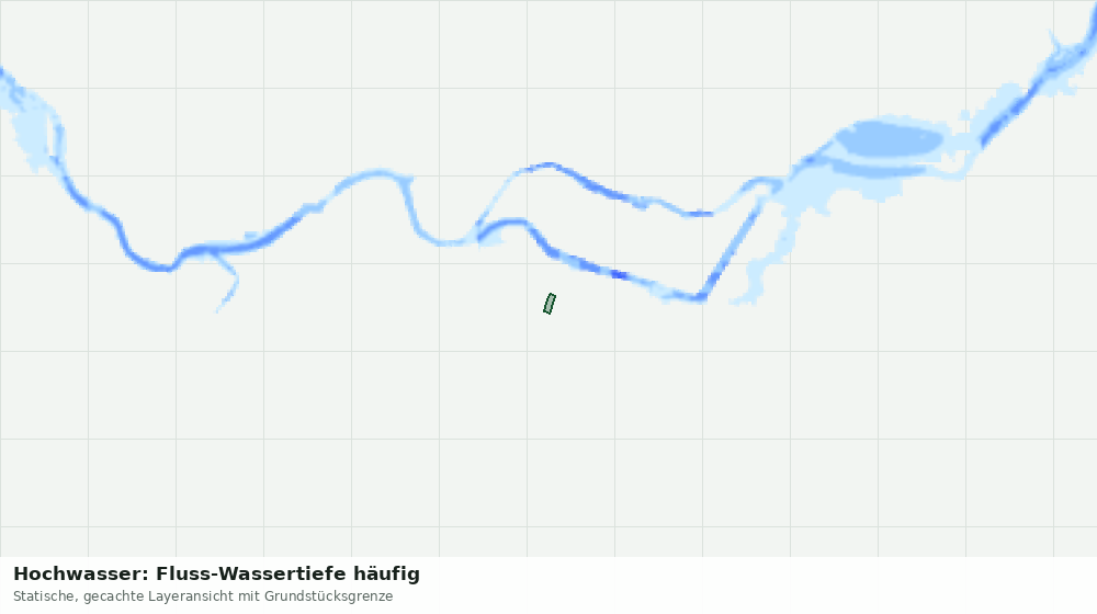 Statische Kartenansicht: Hochwasser: Fluss-Wassertiefe häufig