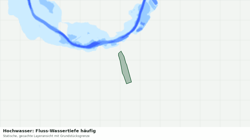 Statische Kartenansicht: Hochwasser: Fluss-Wassertiefe häufig