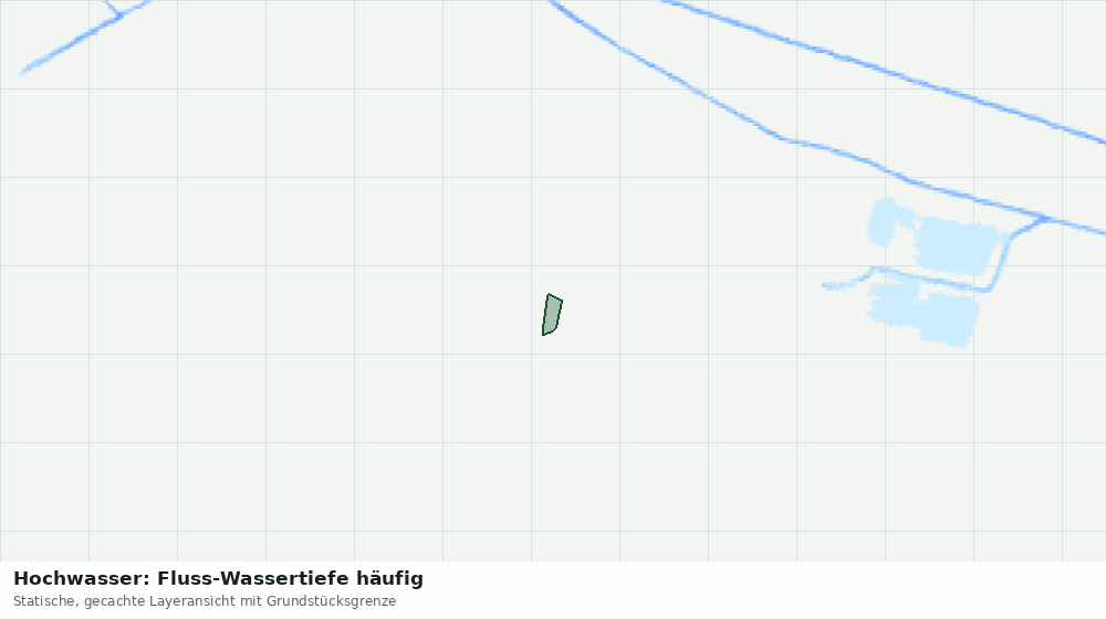 Statische Kartenansicht: Hochwasser: Fluss-Wassertiefe häufig