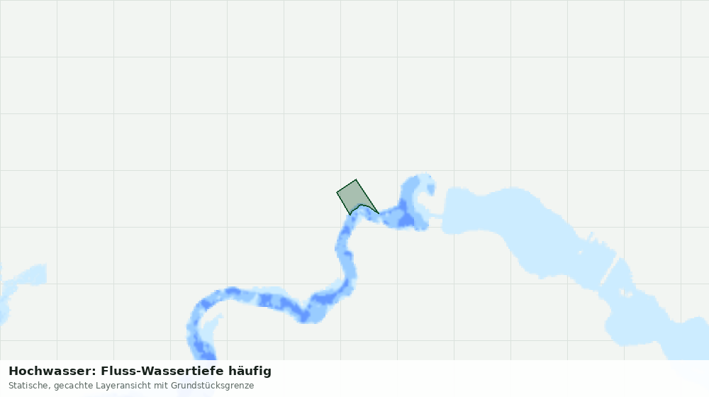 Statische Kartenansicht: Hochwasser: Fluss-Wassertiefe häufig