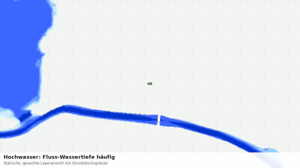 Statische Kartenansicht: Hochwasser: Fluss-Wassertiefe häufig
