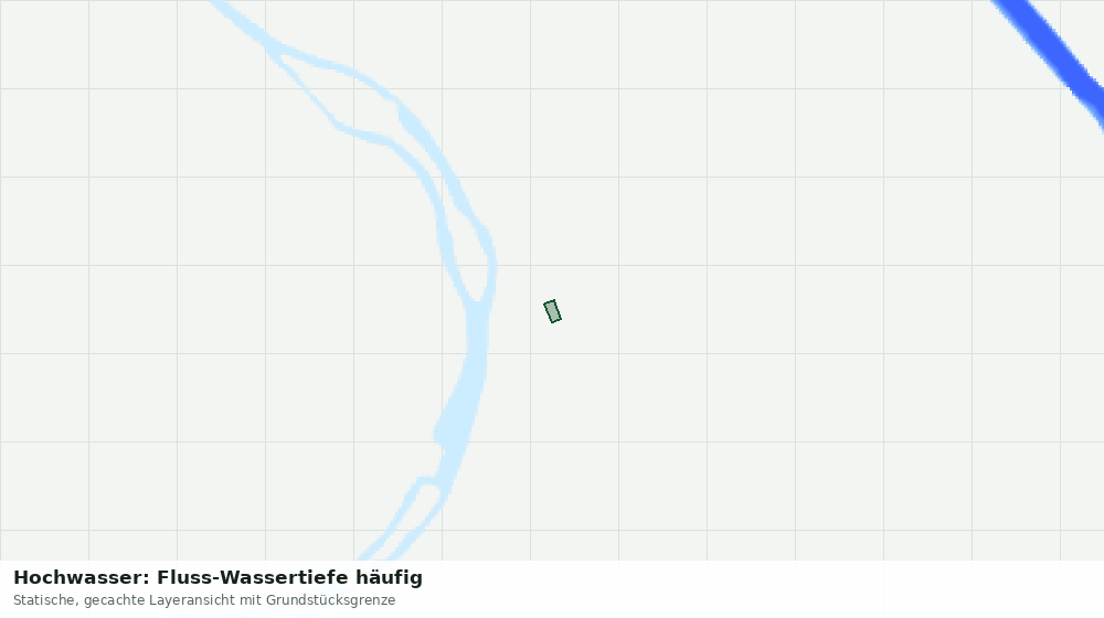 Statische Kartenansicht: Hochwasser: Fluss-Wassertiefe häufig