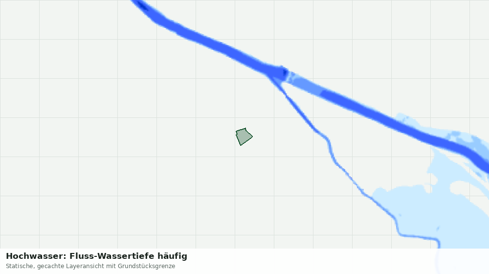 Statische Kartenansicht: Hochwasser: Fluss-Wassertiefe häufig