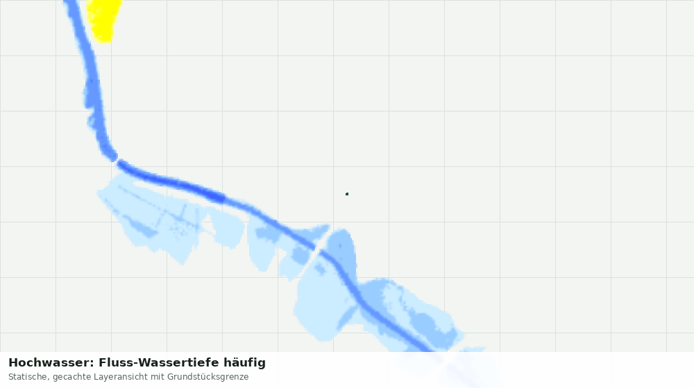 Statische Kartenansicht: Hochwasser: Fluss-Wassertiefe häufig