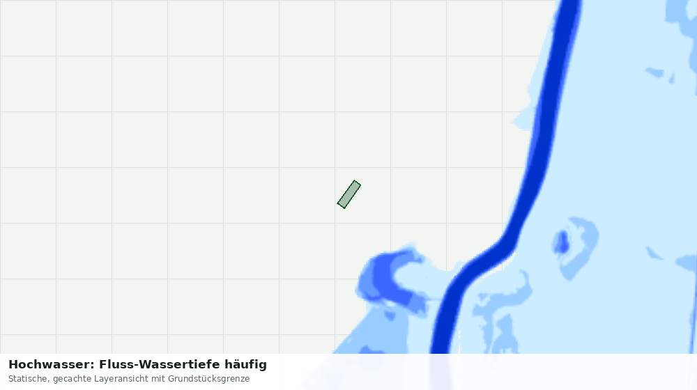 Statische Kartenansicht: Hochwasser: Fluss-Wassertiefe häufig