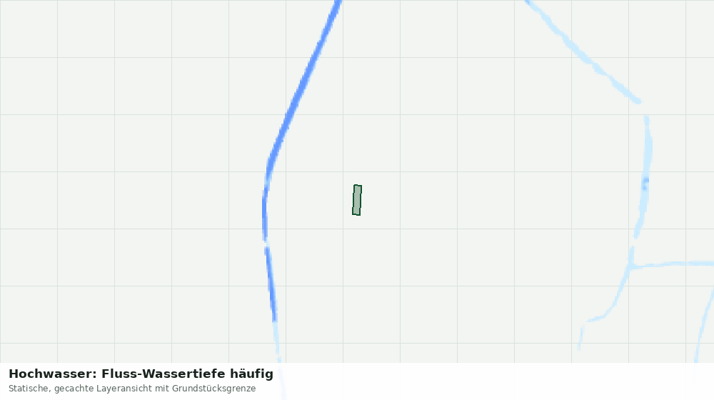 Statische Kartenansicht: Hochwasser: Fluss-Wassertiefe häufig