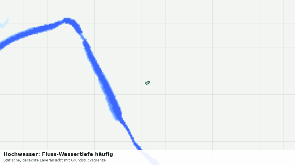Statische Kartenansicht: Hochwasser: Fluss-Wassertiefe häufig