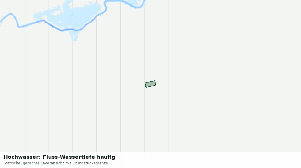 Statische Kartenansicht: Hochwasser: Fluss-Wassertiefe häufig