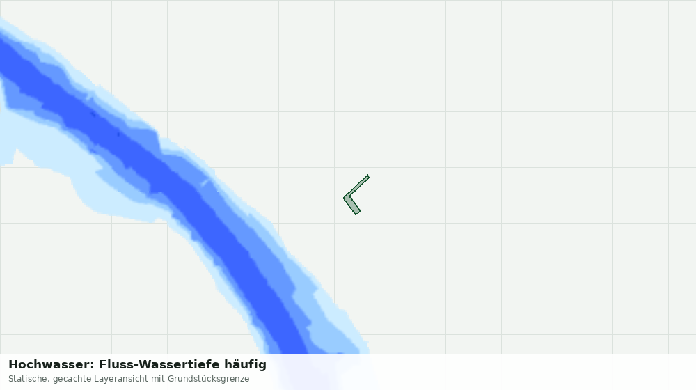 Statische Kartenansicht: Hochwasser: Fluss-Wassertiefe häufig