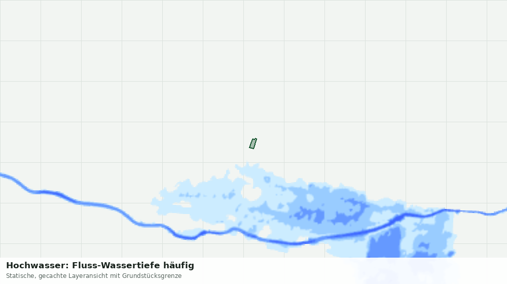 Statische Kartenansicht: Hochwasser: Fluss-Wassertiefe häufig
