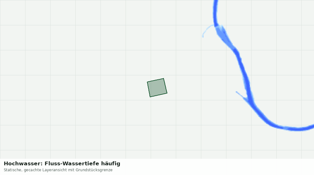 Statische Kartenansicht: Hochwasser: Fluss-Wassertiefe häufig