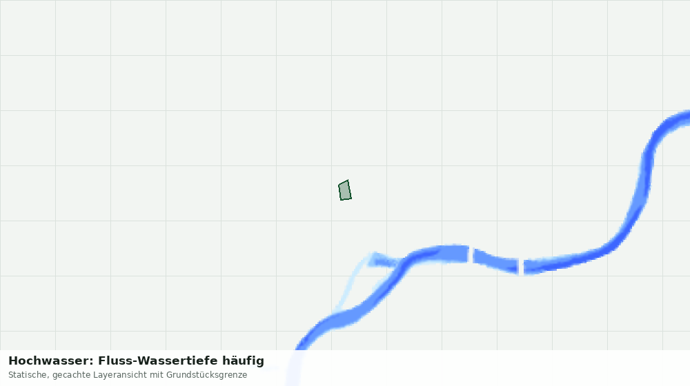 Statische Kartenansicht: Hochwasser: Fluss-Wassertiefe häufig