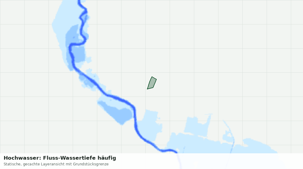 Statische Kartenansicht: Hochwasser: Fluss-Wassertiefe häufig