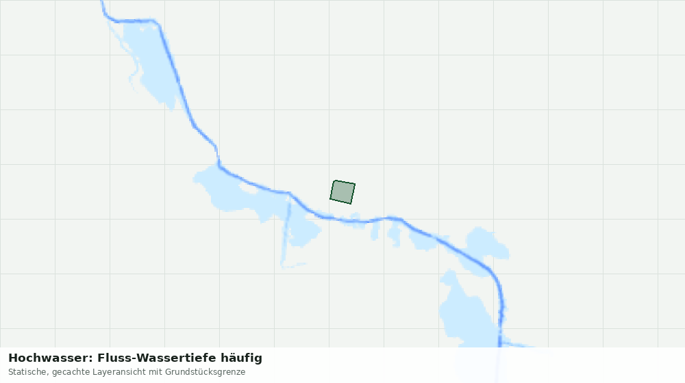 Statische Kartenansicht: Hochwasser: Fluss-Wassertiefe häufig