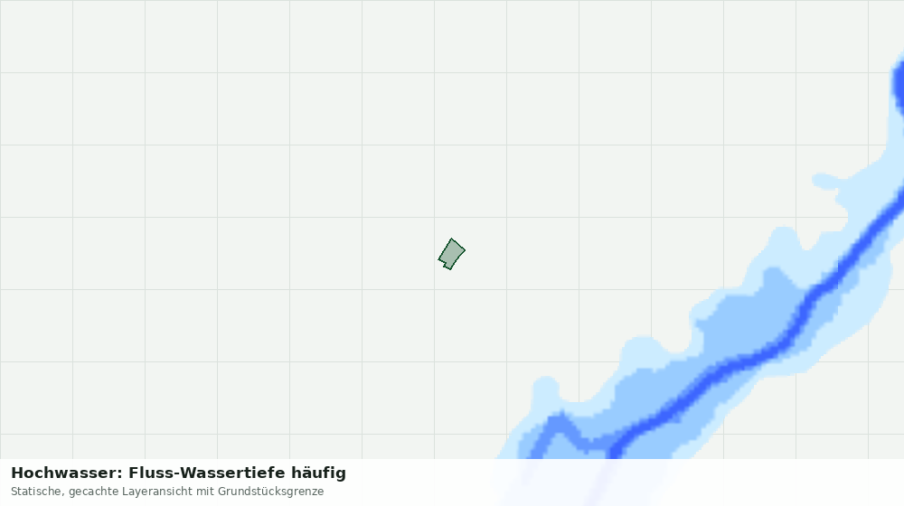 Statische Kartenansicht: Hochwasser: Fluss-Wassertiefe häufig