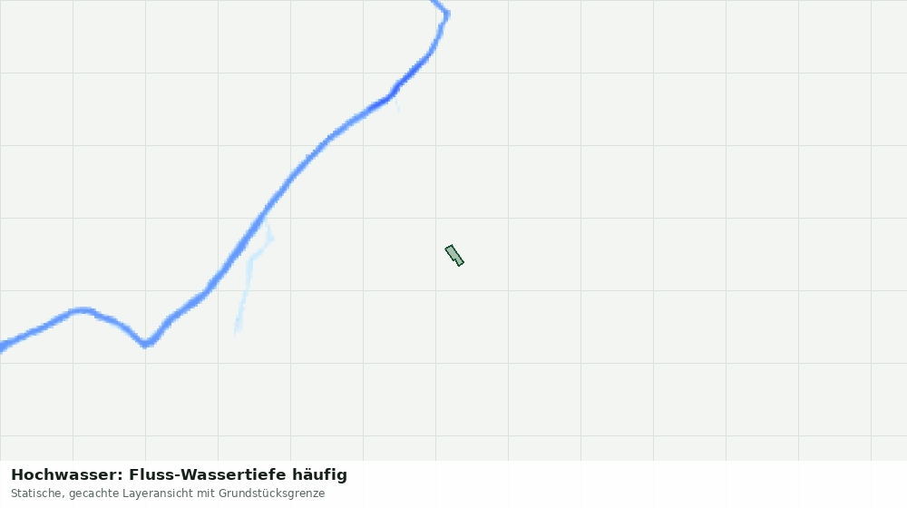Statische Kartenansicht: Hochwasser: Fluss-Wassertiefe häufig