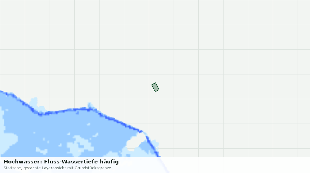 Statische Kartenansicht: Hochwasser: Fluss-Wassertiefe häufig