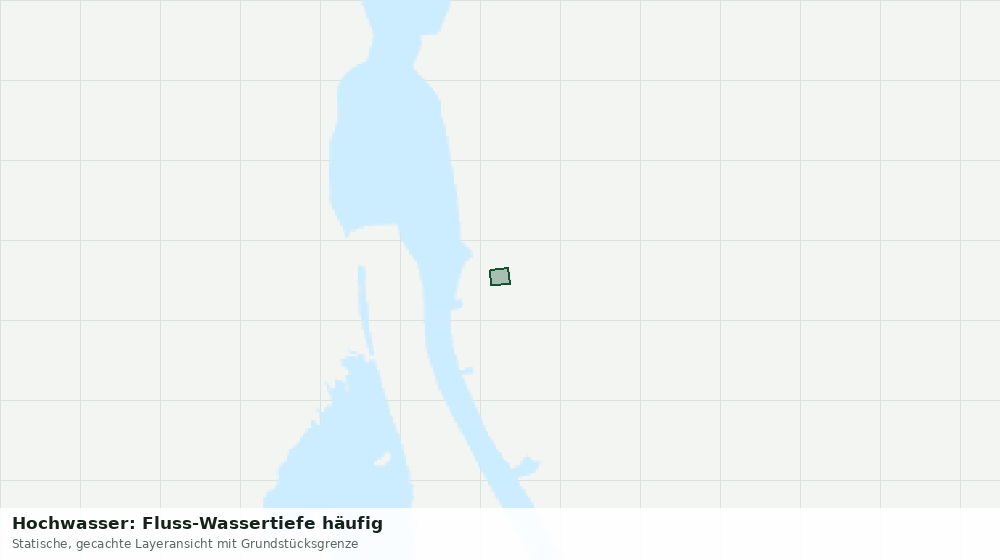 Statische Kartenansicht: Hochwasser: Fluss-Wassertiefe häufig
