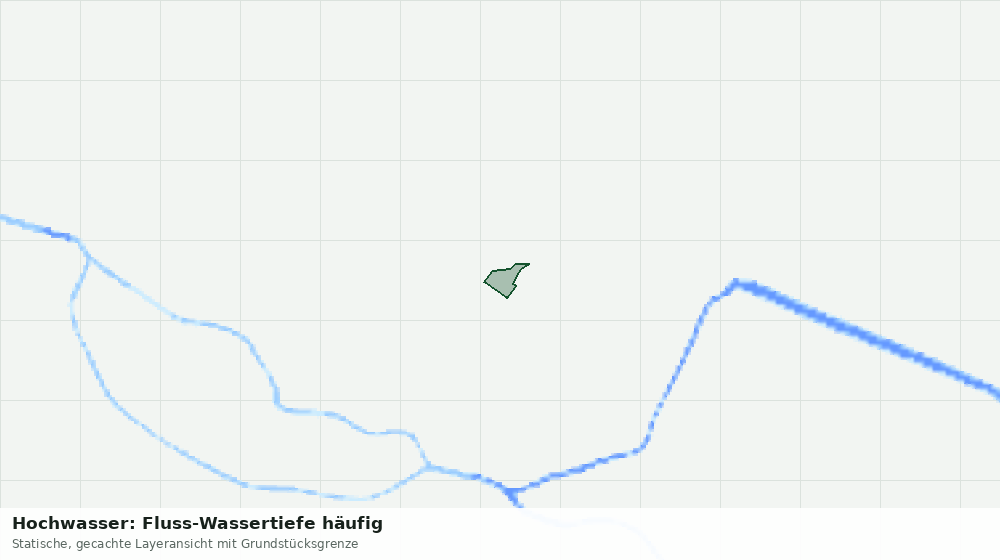 Statische Kartenansicht: Hochwasser: Fluss-Wassertiefe häufig