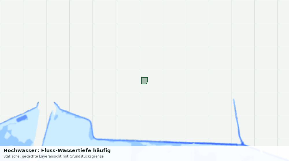 Statische Kartenansicht: Hochwasser: Fluss-Wassertiefe häufig