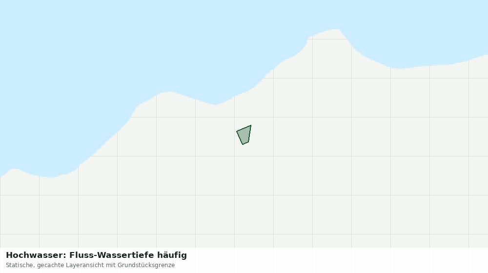 Statische Kartenansicht: Hochwasser: Fluss-Wassertiefe häufig
