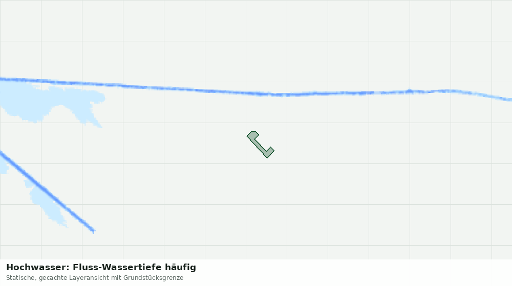 Statische Kartenansicht: Hochwasser: Fluss-Wassertiefe häufig