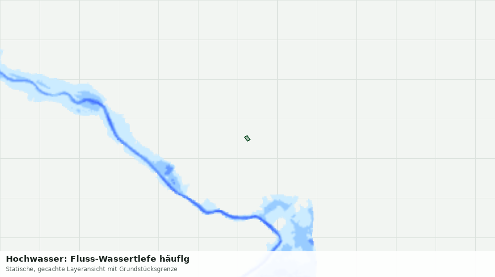 Statische Kartenansicht: Hochwasser: Fluss-Wassertiefe häufig