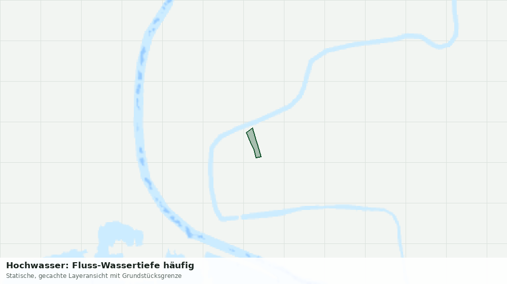 Statische Kartenansicht: Hochwasser: Fluss-Wassertiefe häufig