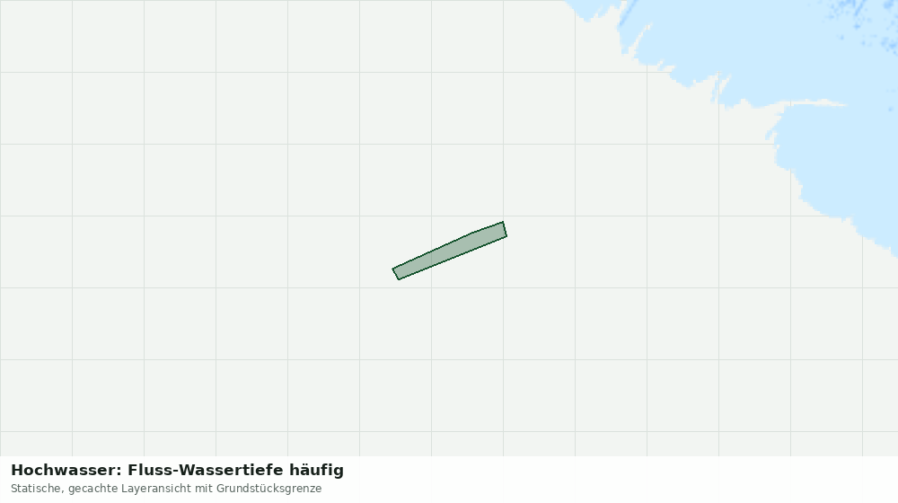 Statische Kartenansicht: Hochwasser: Fluss-Wassertiefe häufig