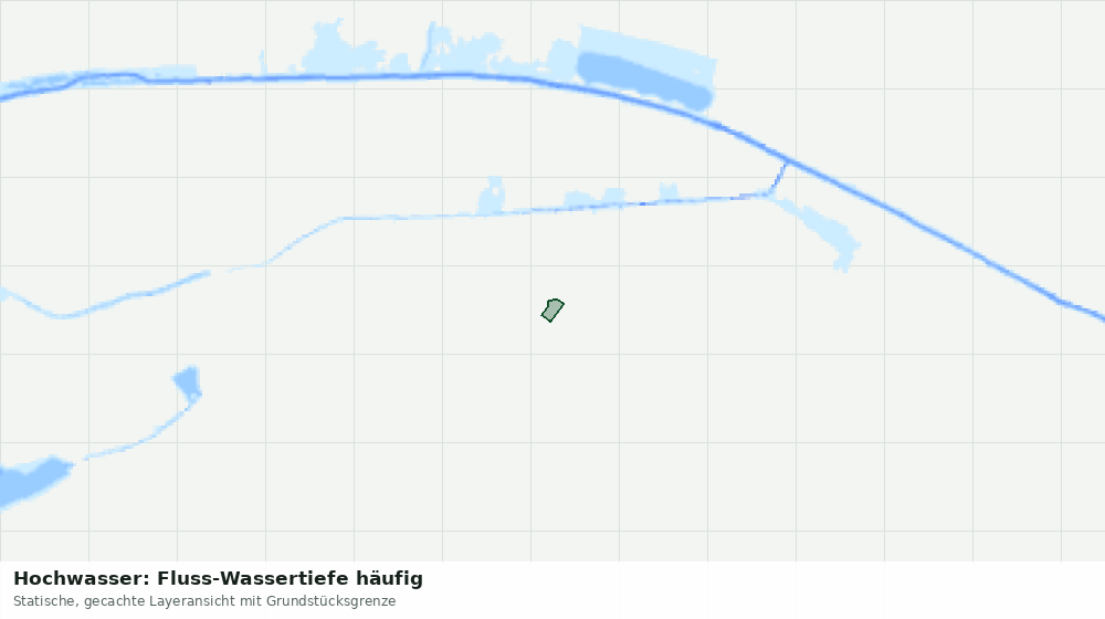 Statische Kartenansicht: Hochwasser: Fluss-Wassertiefe häufig