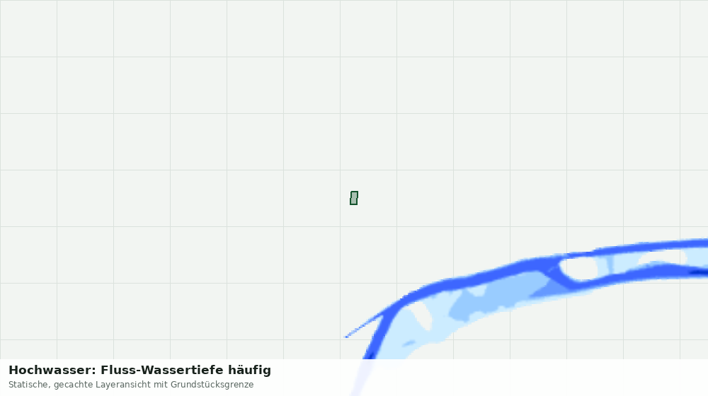 Statische Kartenansicht: Hochwasser: Fluss-Wassertiefe häufig