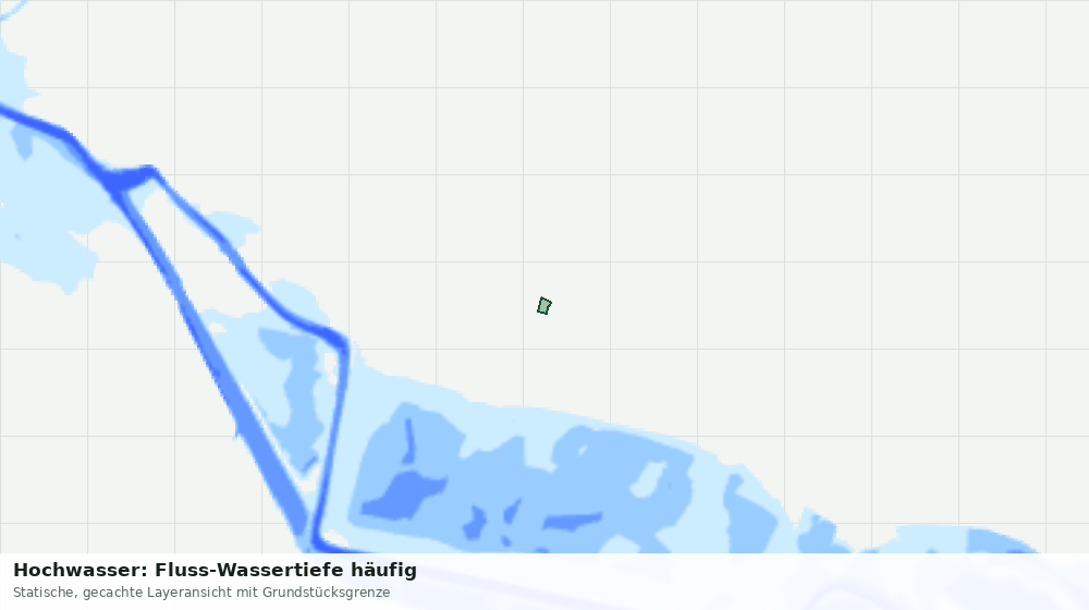 Statische Kartenansicht: Hochwasser: Fluss-Wassertiefe häufig