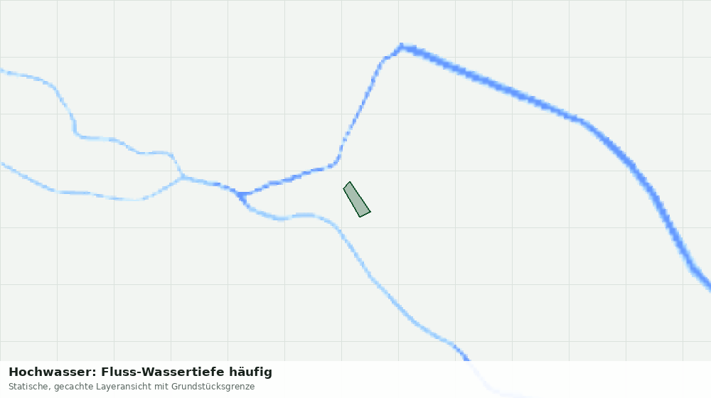 Statische Kartenansicht: Hochwasser: Fluss-Wassertiefe häufig