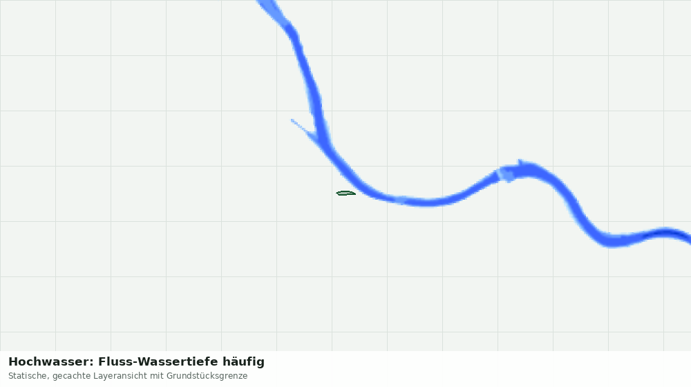 Statische Kartenansicht: Hochwasser: Fluss-Wassertiefe häufig