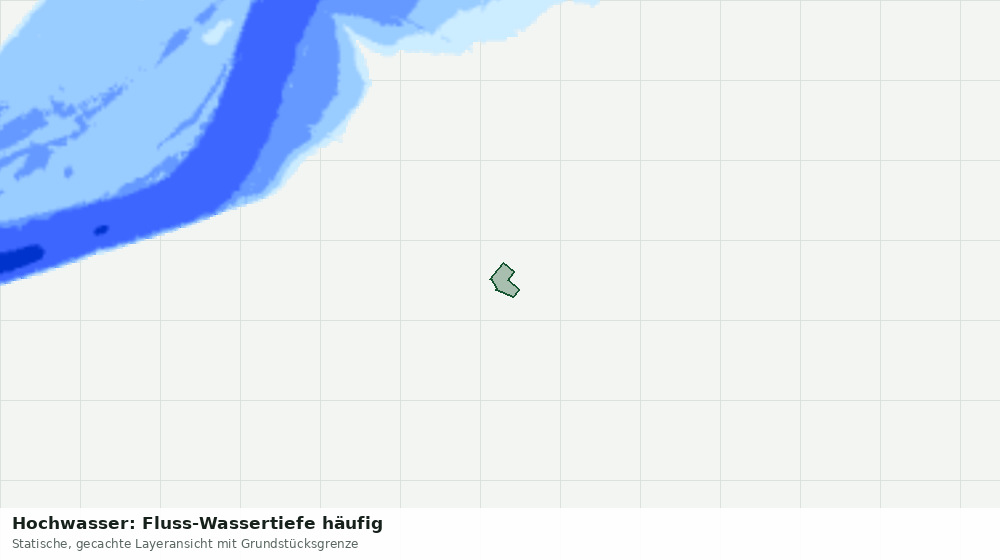 Statische Kartenansicht: Hochwasser: Fluss-Wassertiefe häufig