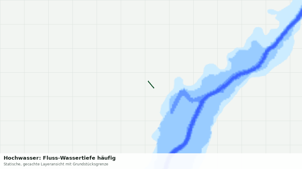 Statische Kartenansicht: Hochwasser: Fluss-Wassertiefe häufig