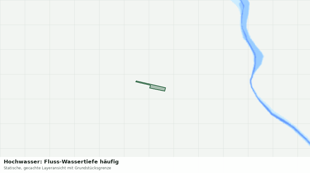 Statische Kartenansicht: Hochwasser: Fluss-Wassertiefe häufig