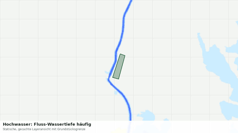 Statische Kartenansicht: Hochwasser: Fluss-Wassertiefe häufig