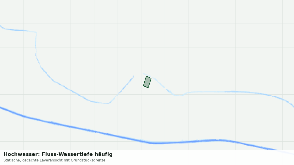 Statische Kartenansicht: Hochwasser: Fluss-Wassertiefe häufig