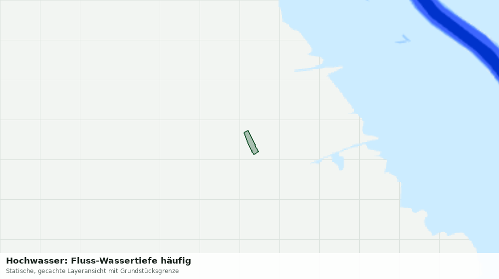 Statische Kartenansicht: Hochwasser: Fluss-Wassertiefe häufig
