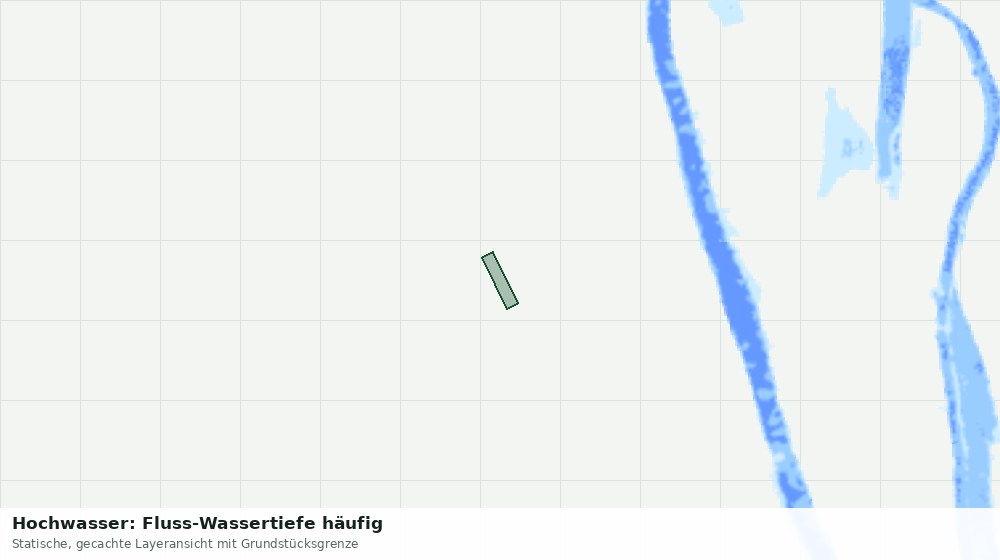 Statische Kartenansicht: Hochwasser: Fluss-Wassertiefe häufig