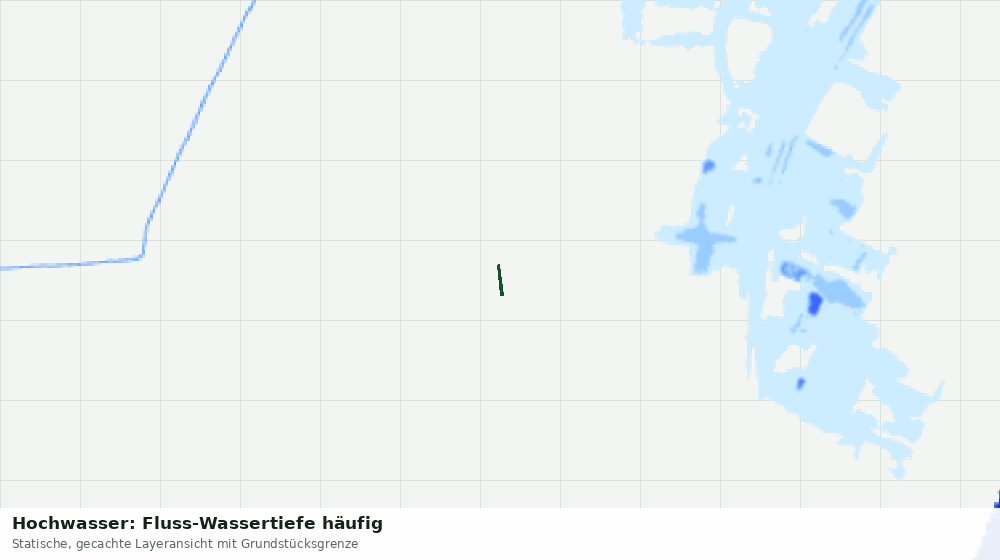 Statische Kartenansicht: Hochwasser: Fluss-Wassertiefe häufig