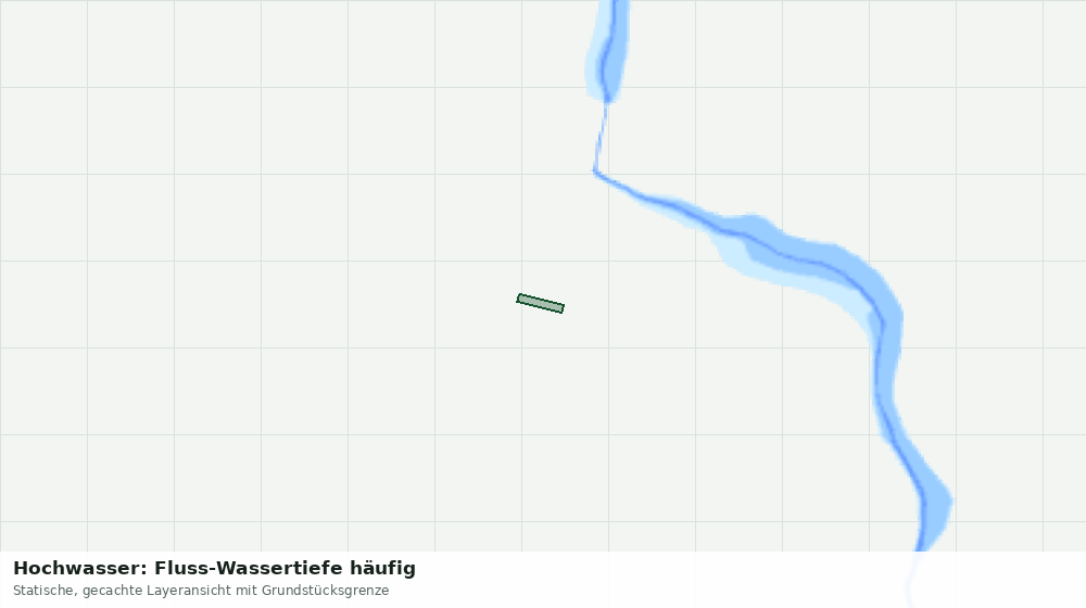 Statische Kartenansicht: Hochwasser: Fluss-Wassertiefe häufig