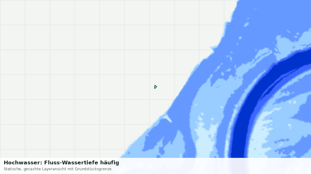 Statische Kartenansicht: Hochwasser: Fluss-Wassertiefe häufig