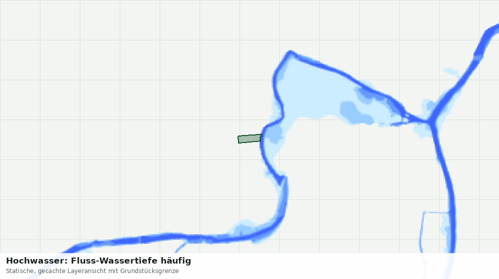 Statische Kartenansicht: Hochwasser: Fluss-Wassertiefe häufig