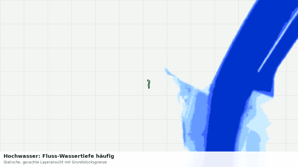 Statische Kartenansicht: Hochwasser: Fluss-Wassertiefe häufig
