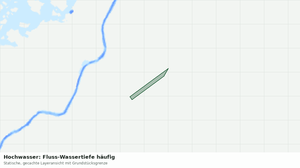 Statische Kartenansicht: Hochwasser: Fluss-Wassertiefe häufig