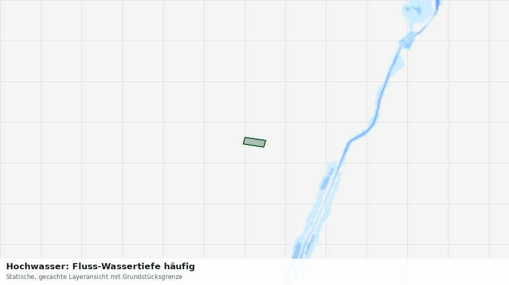 Statische Kartenansicht: Hochwasser: Fluss-Wassertiefe häufig