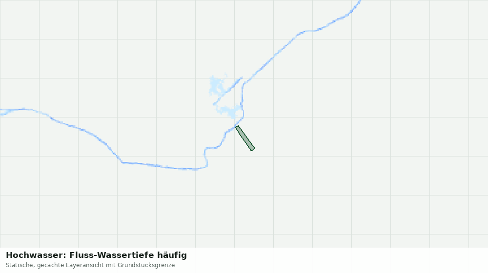 Statische Kartenansicht: Hochwasser: Fluss-Wassertiefe häufig