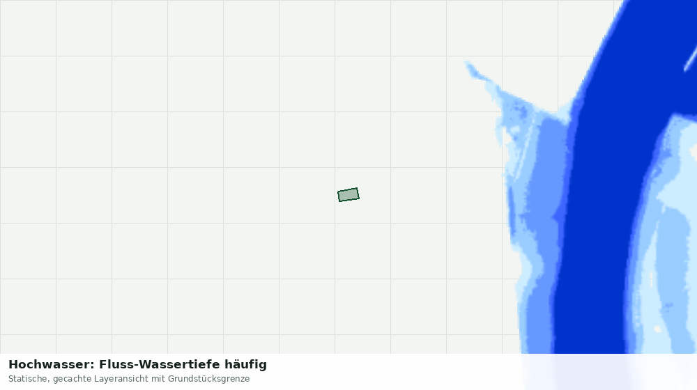 Statische Kartenansicht: Hochwasser: Fluss-Wassertiefe häufig